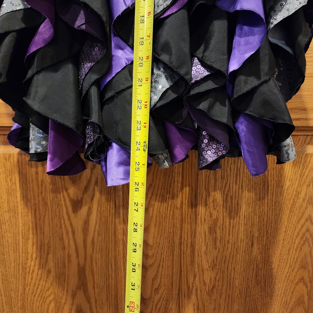 Handmade Ursula costume on a Forever 21 base, Black and Purple Mini Dress, M - Picture 6 of 7